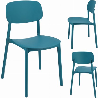 Krzesło LARA plastikowe marine