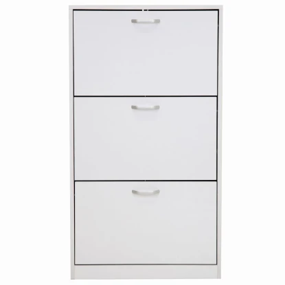 Szafka na buty 3 komorowa - biała