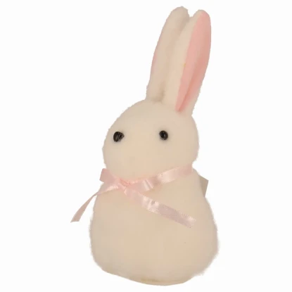 Zajączek materiałowy do postawienia 14 cm 