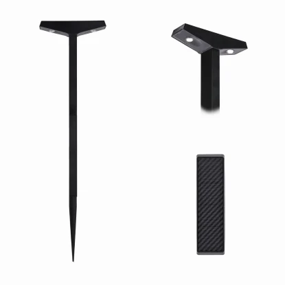 Lampa solarna 2 LED wbijana - ciepły biały