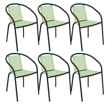 6 x Fotel ogrodowy Bistro - sznurkowy