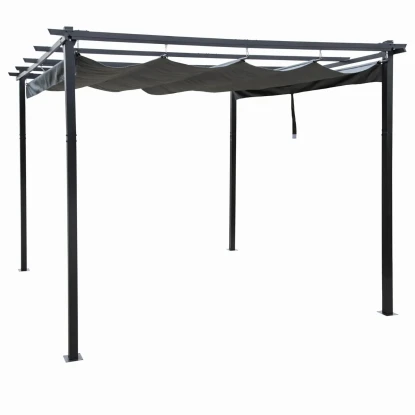 Pergola z rozsuwanym daszkiem 3 x 4 m