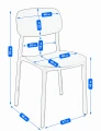 krzeslo-lara-wymiary-czarne-plastikowe-siedzisko-oparcie-wysokosc.webp