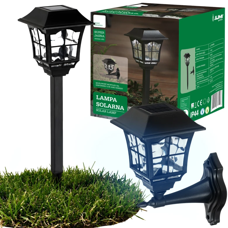 lampa-solarna-1-led-2w1-wbijana-kinkiet-zimny-bialy-zestaw-opakowanie.webp