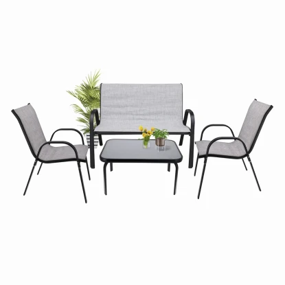Meble ogrodowe FIESTA - stolik, sofa, 2 fotele