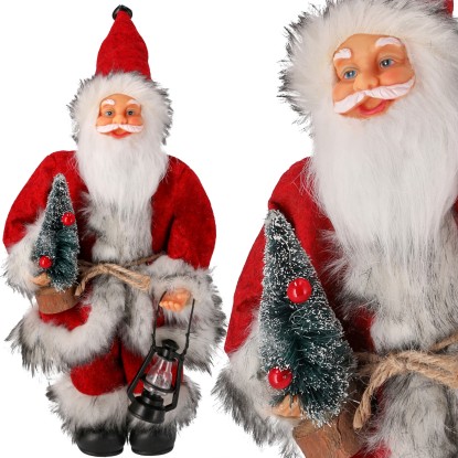Figurka świąteczna Mikołaj - 30 cm