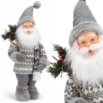 Święty Mikołaj skandynawski figurka - 60 cm