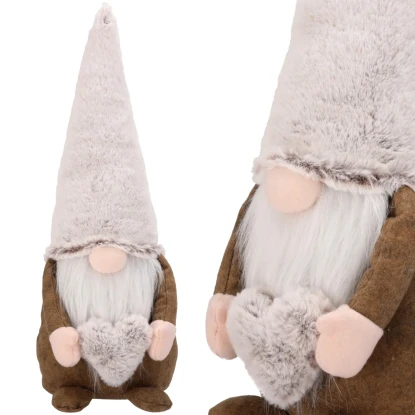 Skrzat świąteczny z serduszkiem - 46 cm