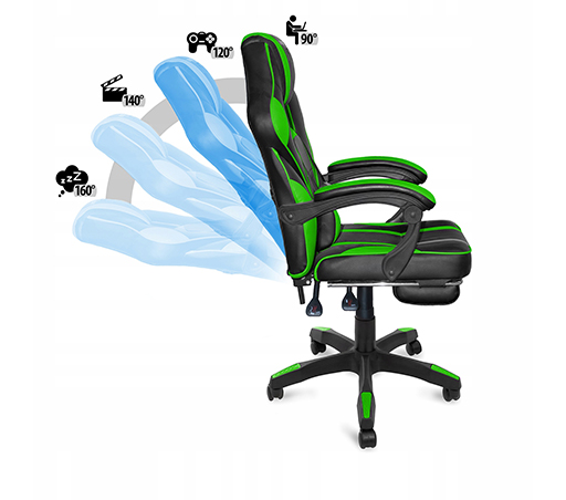 fotel gamingowy kolor aragon od jumi odchylany i regulowany