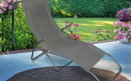 wygodny leżak ogrodowy Jumi