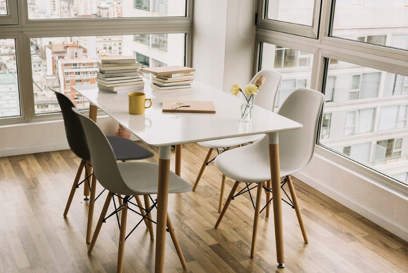 stół skandynawski biały Jumi