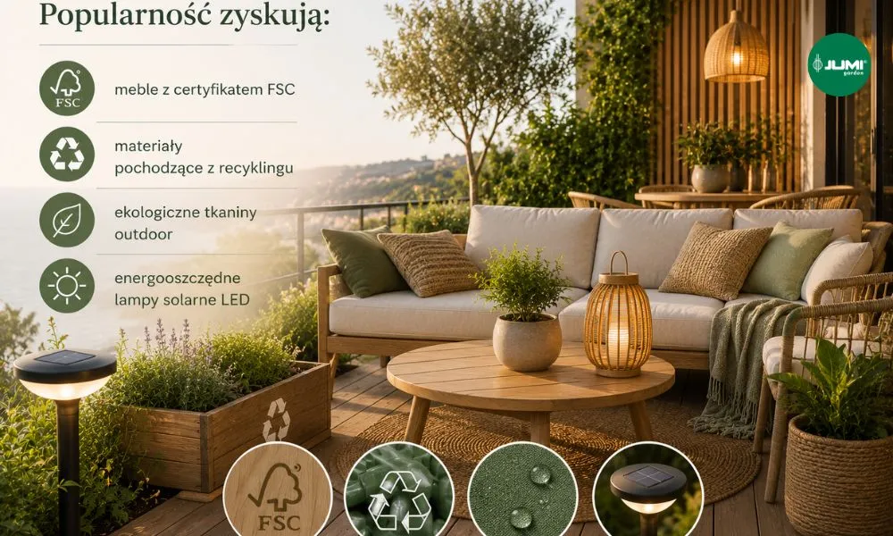 Zdjęcie popularnych trendów w produkcji mebli tarasowych i ogrodowych