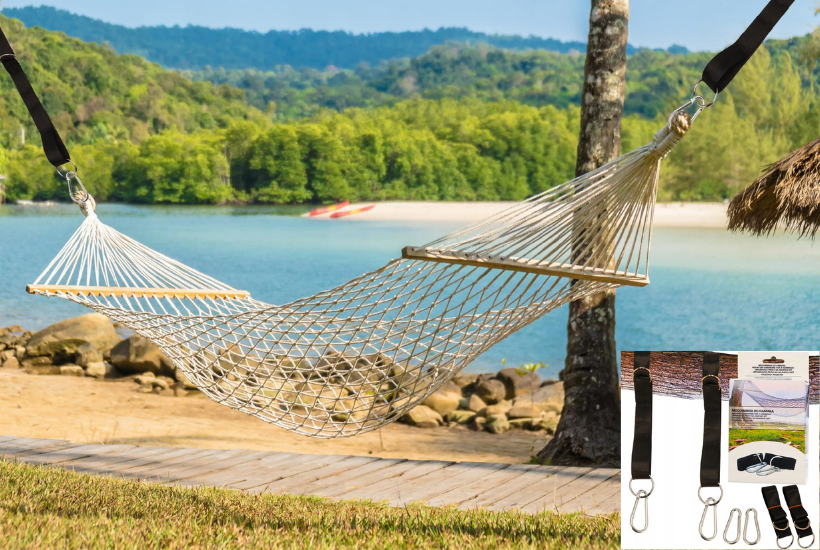 zestaw do powieszenia hamaka