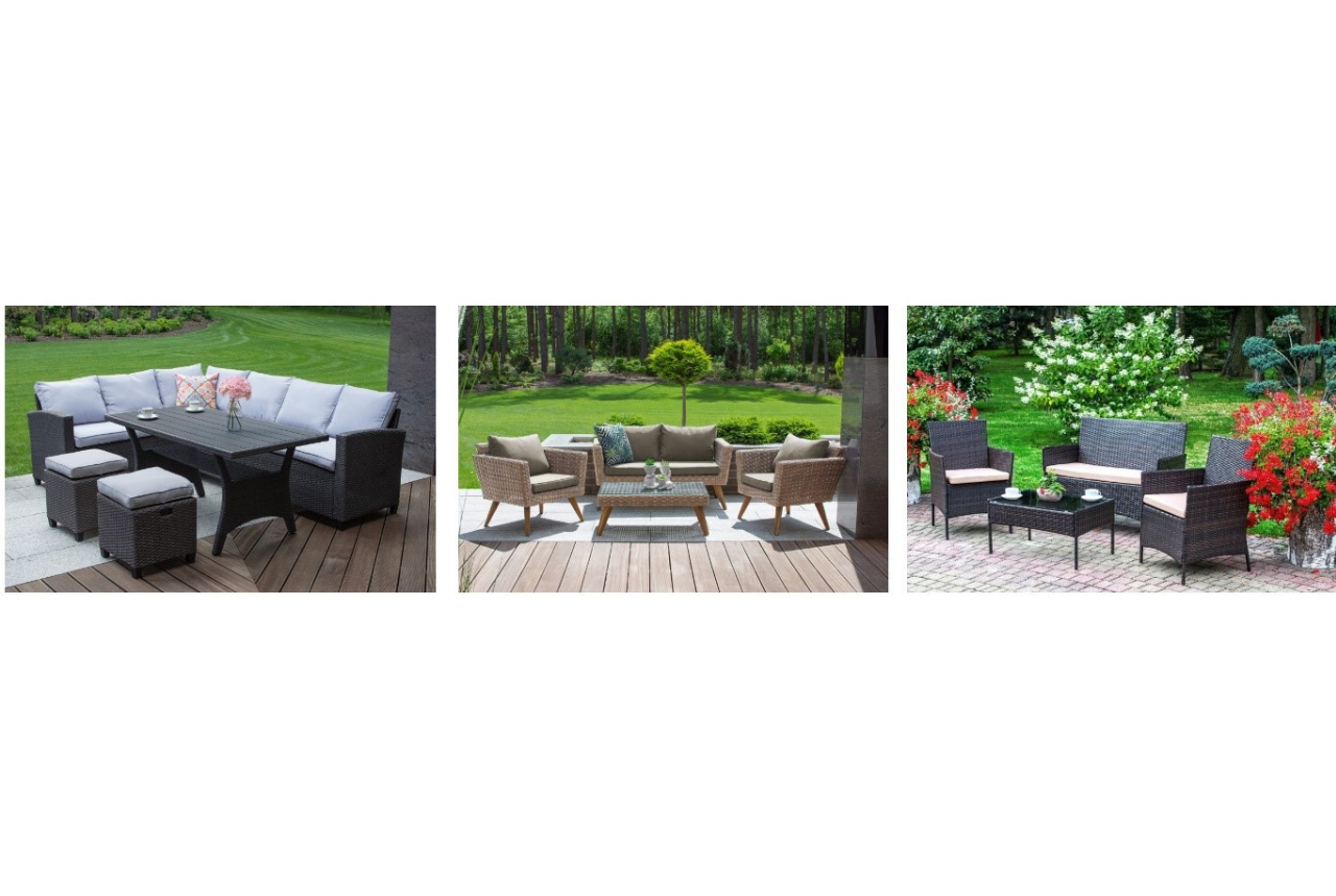 zestawy mebli ogrodowych