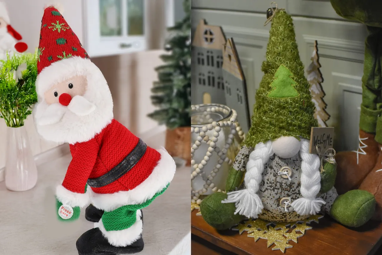 dekoracje, ozdoby świąteczne jumi.pl - skrzaty i interaktywne Mikołaje