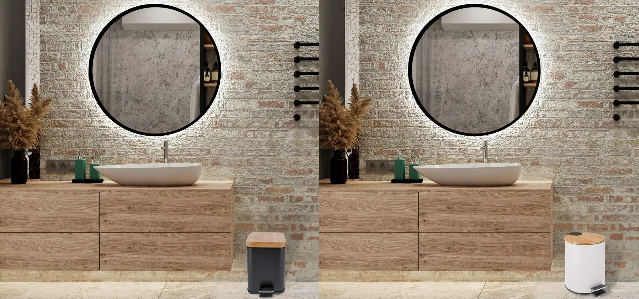 dodatki i akcesoria do Twojej łazienki - kosze na śmieci do łazienki