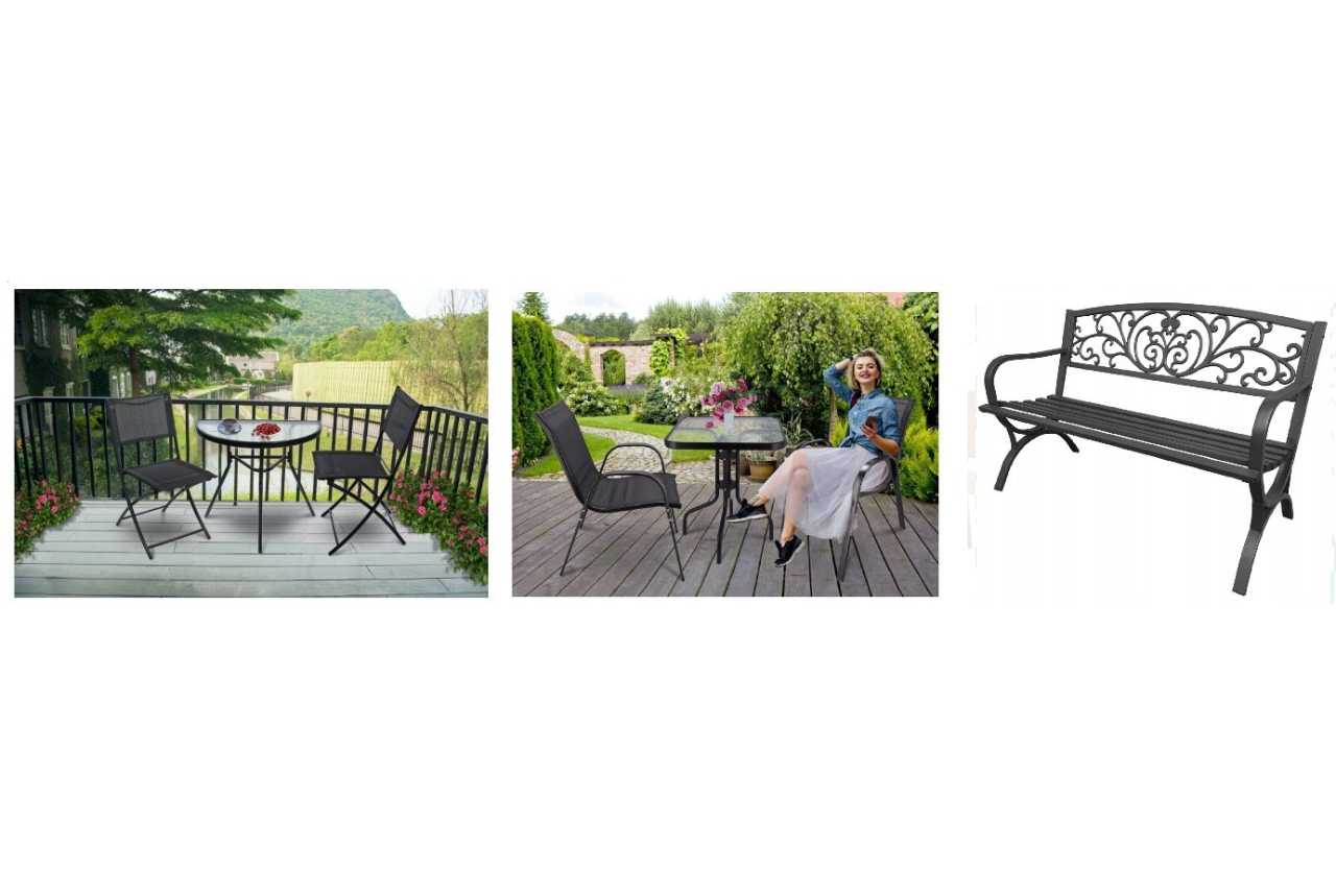 meble ogrodowe z metalu