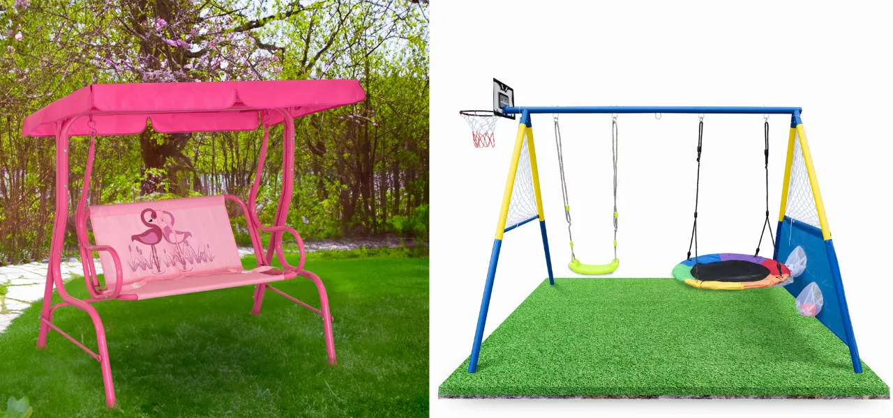 huśtawki dziecięce w jumi.pl - prezenty na Dzień Dziecka