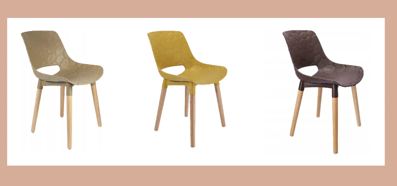 kolorowe krzesła w skandynawskim stylu w niższej cenie