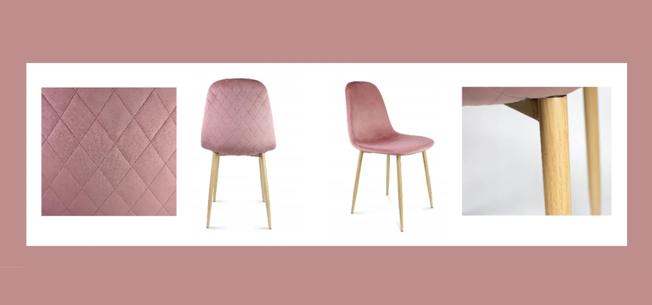 promocja - krzesło vigo różowe