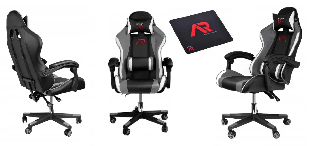 prezent na Dzień Chłopaka - fotel gamingowy z podkładką pod myszkę