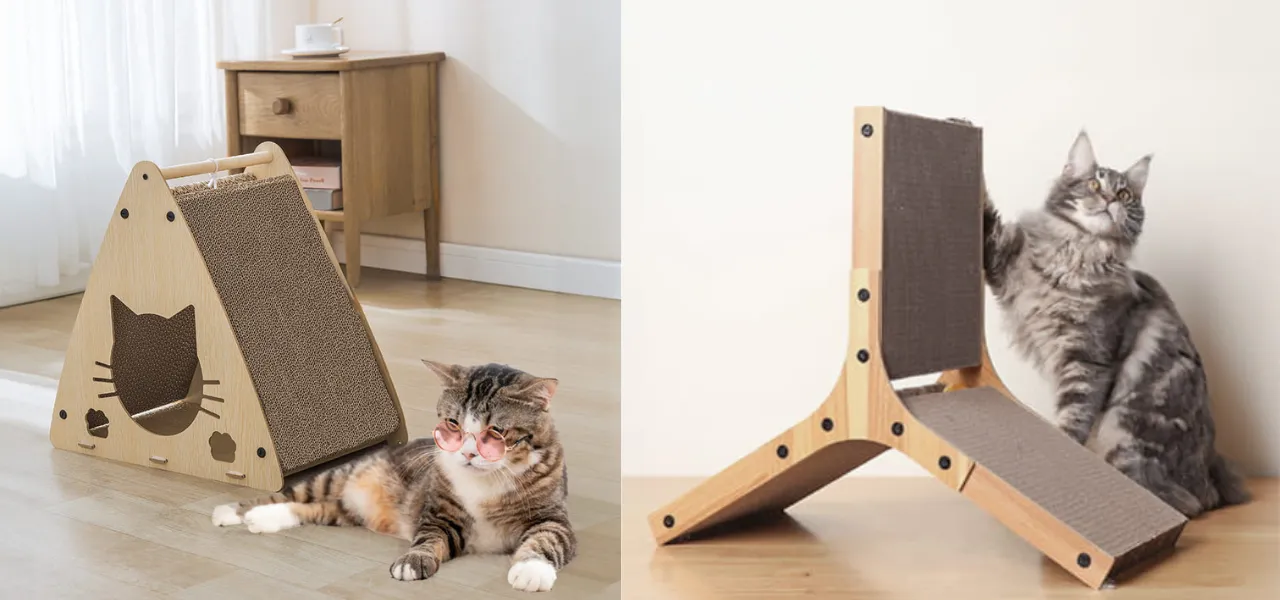 zabawne, tekturowe drapaki dla kotów - sklep internetowy jumi.pl 