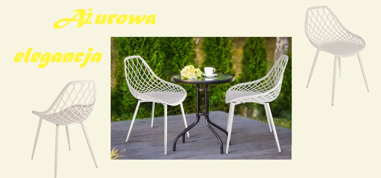 Nowość krzesło TAMOE szare