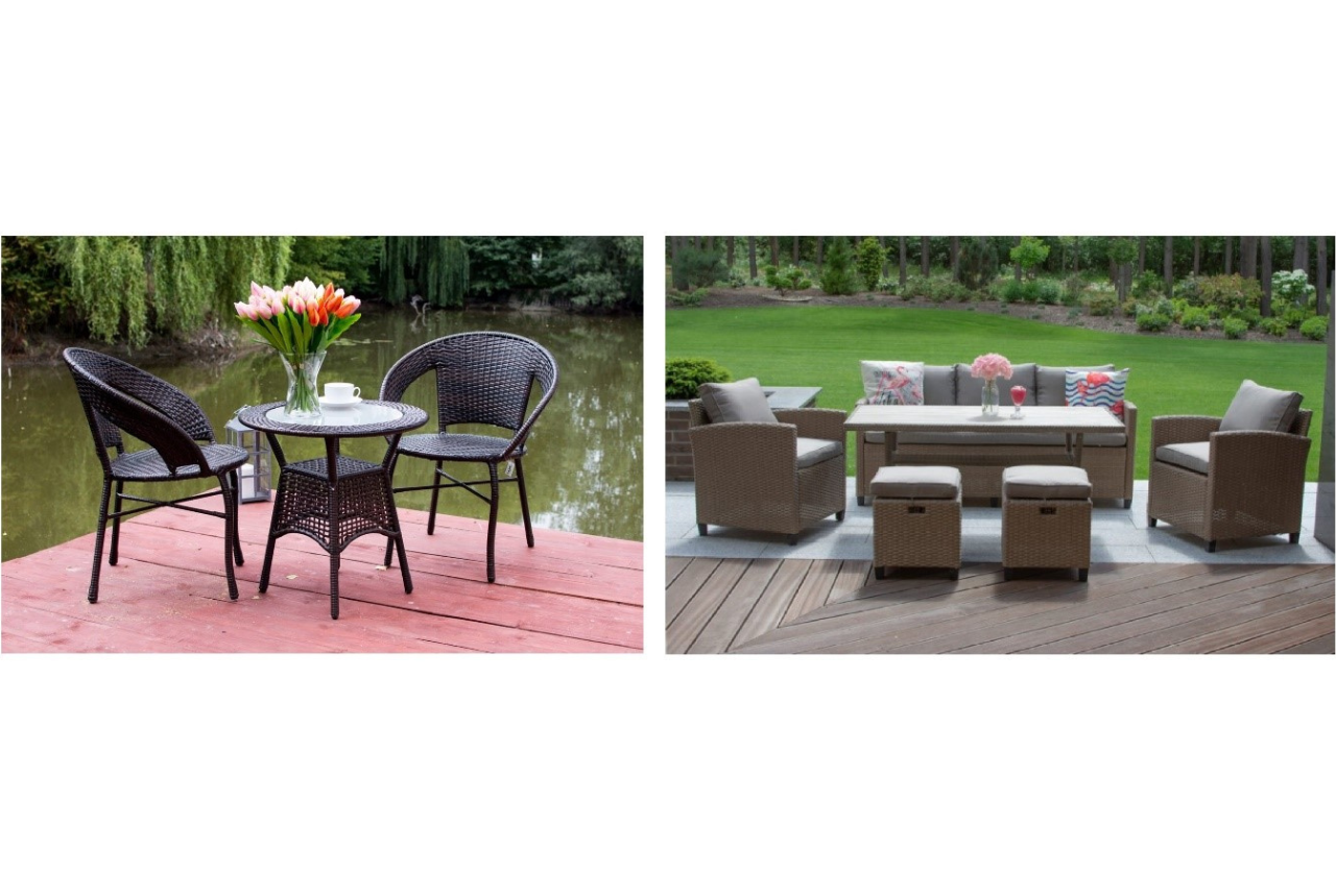 meble ogrodowe - różne rodzaje