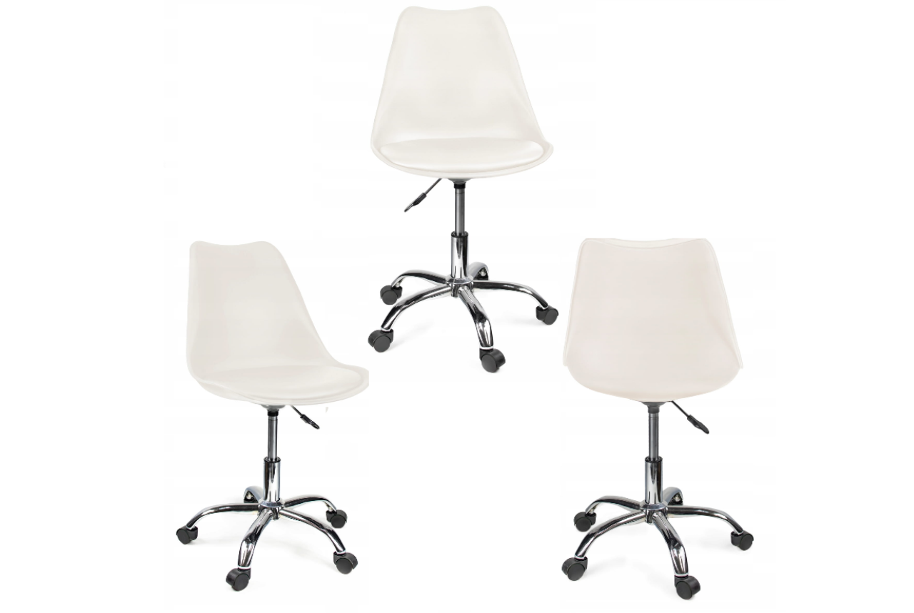 krzesła obrotowe plastikowe