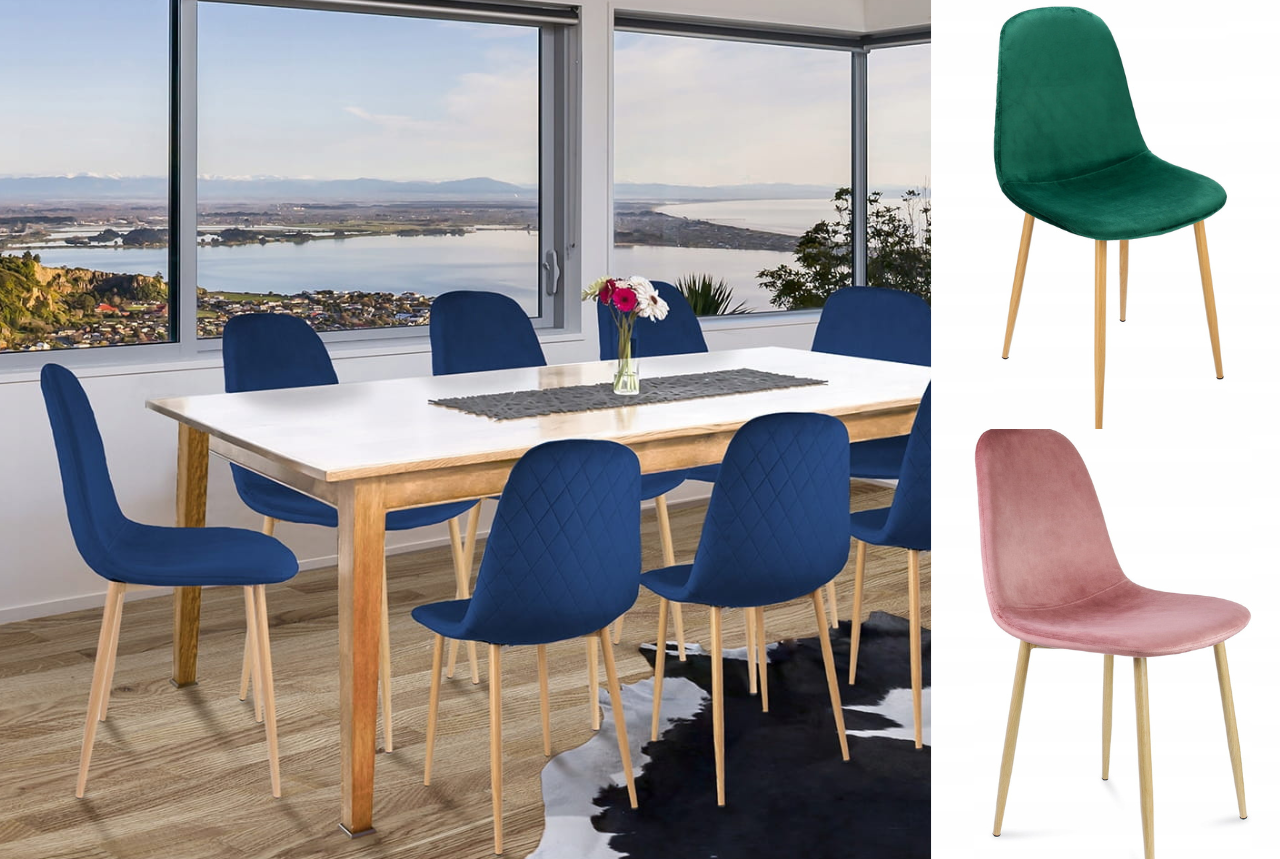 krzesła welurowe VIGO