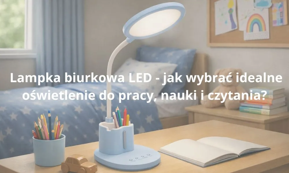 Lampka biurkowa LED - jak wybrać odpowiedni model? | Jumi.pl
