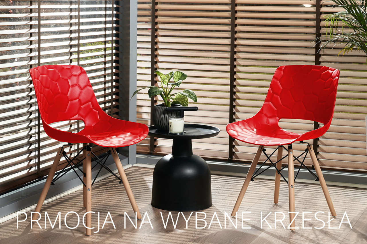 Stylowe wnętrza - promocja na wybrane krzesła!